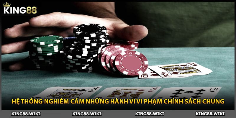 Miễn trừ trách nhiệm nghiêm cấm mọi vi phạm chính sách chung
